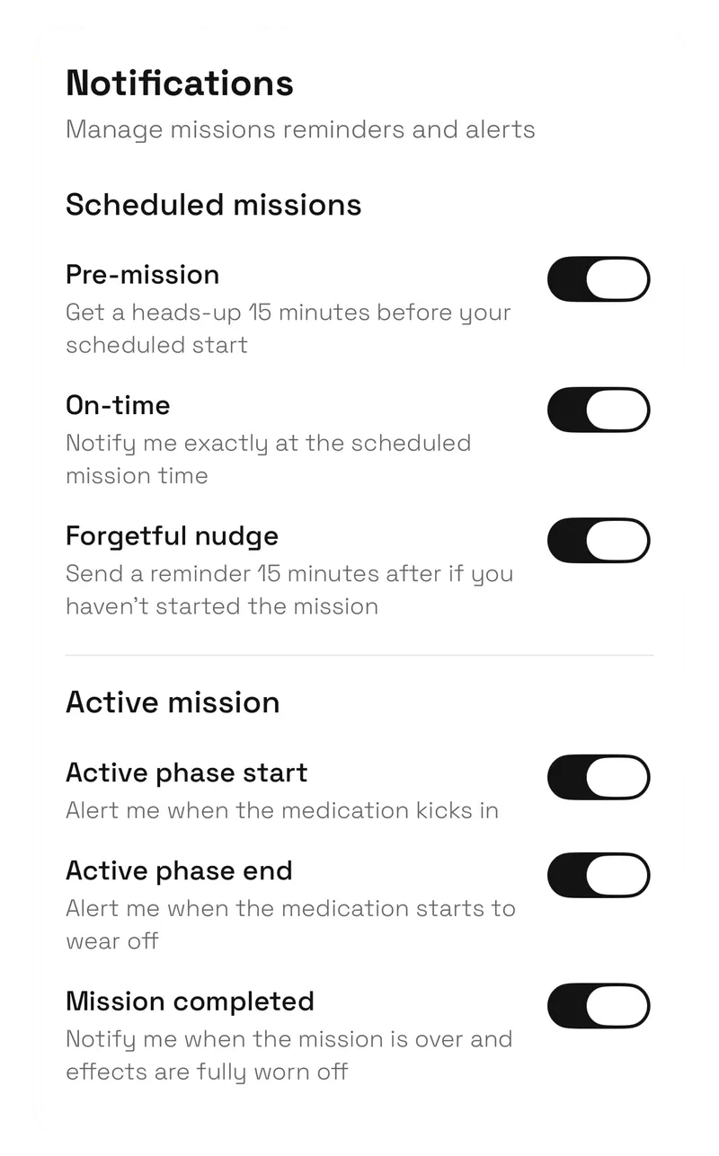 Notification Preferences